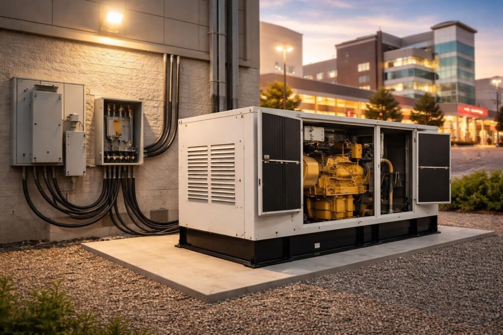 Generator Installation: Your Commercial Building Guide - G&M Roofing ...